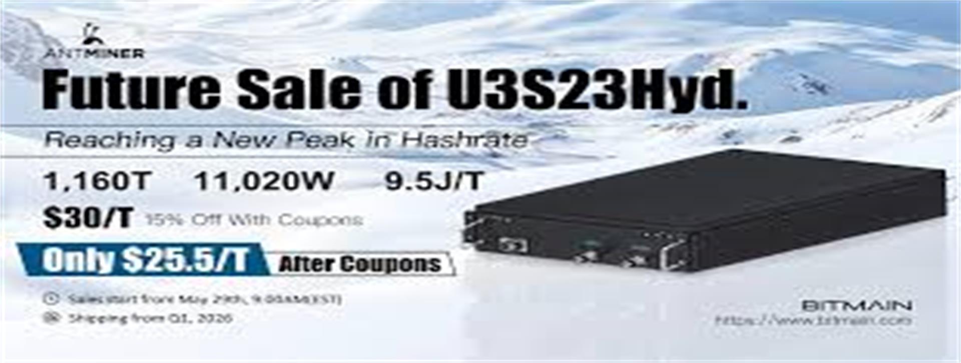 Bitcoin Miner U3S23H